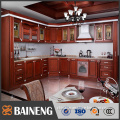 High end teak wood kitchen cabinet with colored glass kitchen cabinet doors